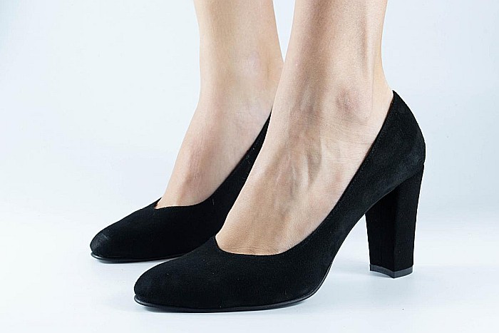 Pantofi pumps cu toc gros DM1719M [5]