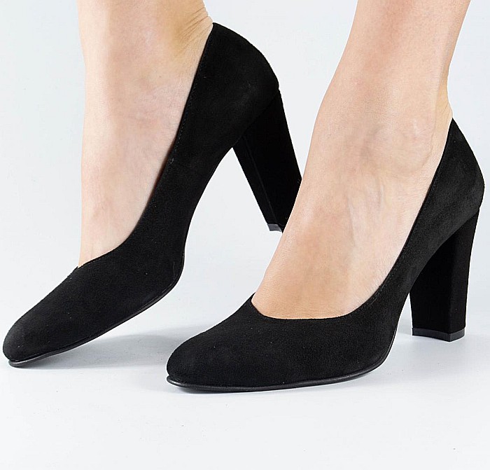 Pantofi pumps cu toc gros DM1719M [6]