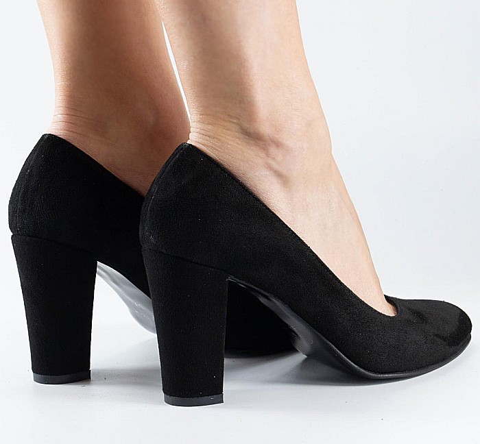 Pantofi pumps cu toc gros DM1719M [7]