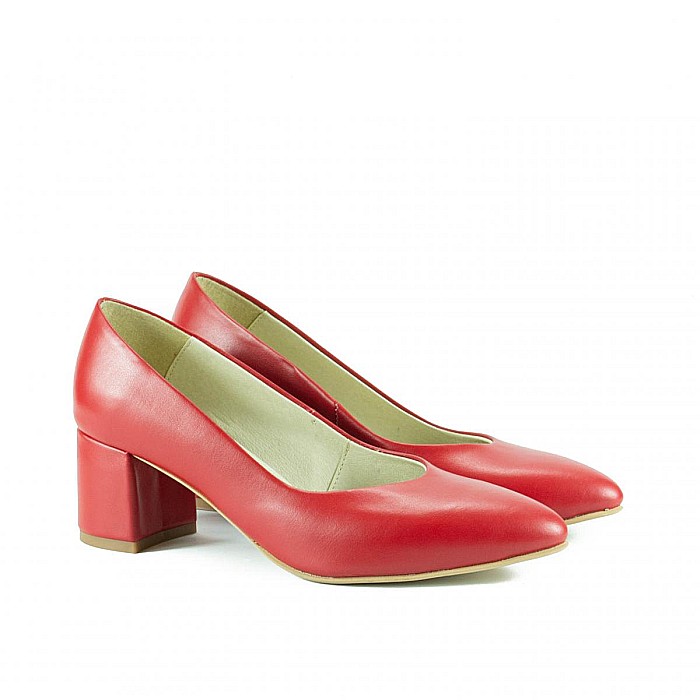 Pantofi pumps cu toc patrat DM2008 [4]