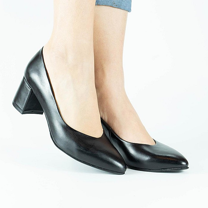 Pantofi pumps cu toc patrat DM2008 [5]