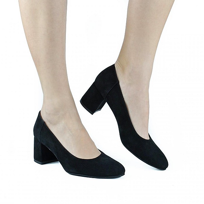 Pantofi pumps cu toc patrat DM2008 [5]