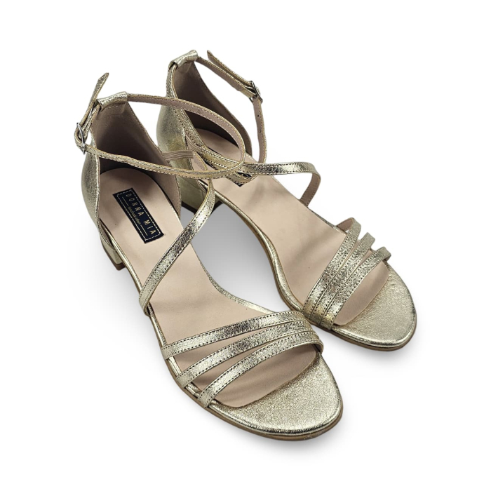 Sandale casual flat DM 2611 auriu [3]