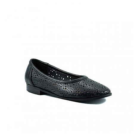 Balerini - Balerini perforati DM 1739 negru