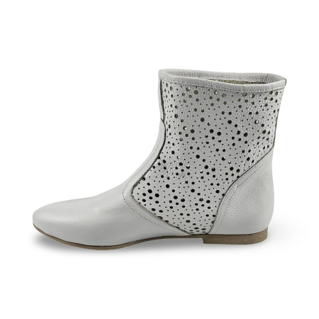 Cizme primavara-vara - Cizme primavara-vara din piele DM 2114 alb