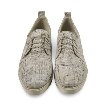 Pantofi - Pantofi casual din piele naturala DM 2521 Bej fantezie