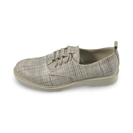 Incaltaminte sport casual - Pantofi casual din piele naturala DM 2521 Bej fantezie