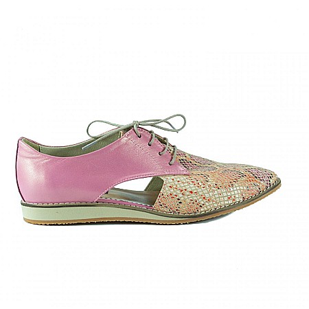 Pantofi cu talpa joasa - Pantofi Oxford snake decupati DM2014