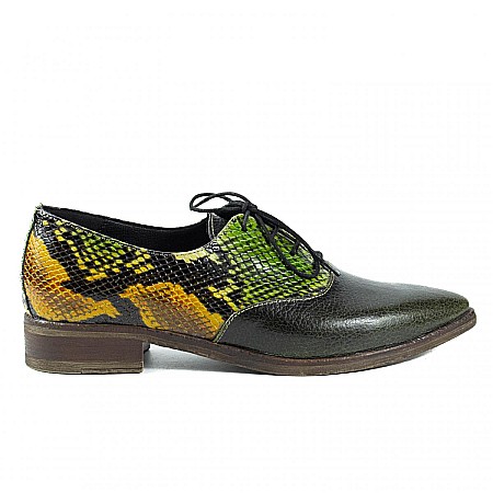 Pantofi cu talpa joasa - Pantofi Oxford snake DM 2043