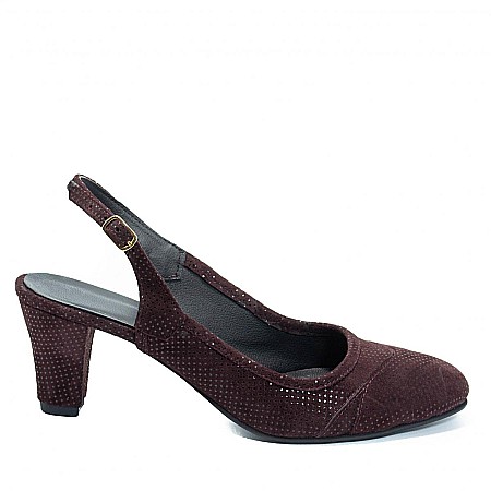 Pantofi cu toc - Pantofi pumps decupati la spate DM1718