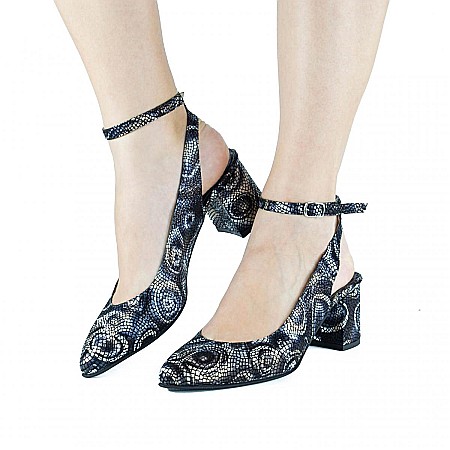 Pantofi cu toc - Pantofi pumps slingback DM 2034