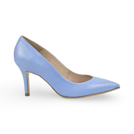 Pantofi dama din piele naturala - Pantofi stiletto DM 2007 SN bleo