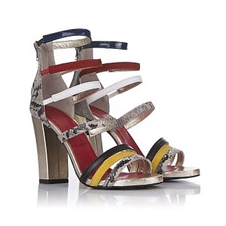 Sandale - Sandale elegante cu barete multiple