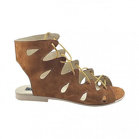 Sandale - Sandale gladiator din piele DM1827