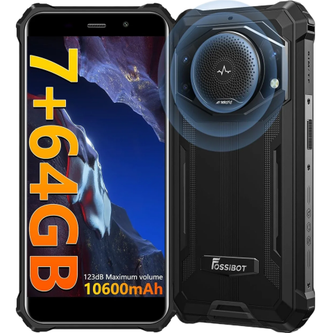 Telefoane Mobile - Telefon FOSSIBOT F101P 4G 10600mAh 123dB Speaker