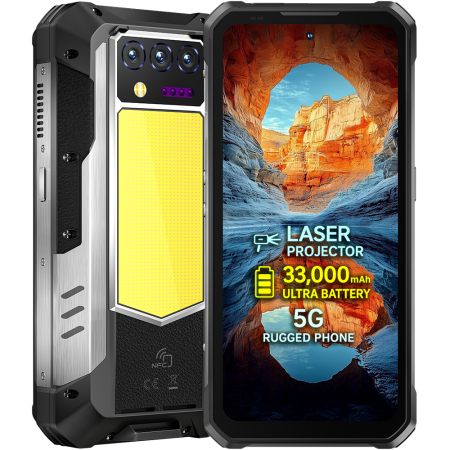 Telefoane Mobile - Telefon rugged Oukitel WP100 Titan 5G 33000mAh Video Proiector