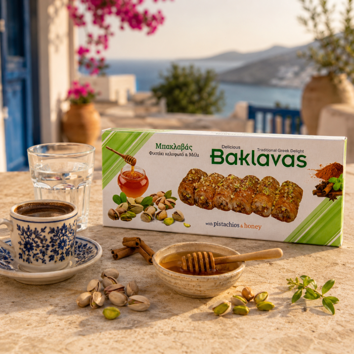 Baclava cu fistic și miere 130 g | Dor de Grecia [4]