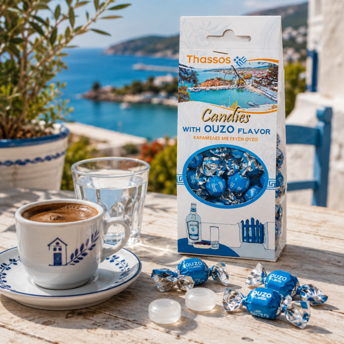 Bomboane cu aromă de ouzo  dulciuri grecești  Dor de Grecia [5]
