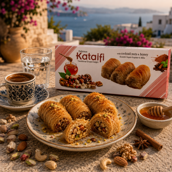 Cataif cu mix de nuci și miere 130 g | Dor de Grecia [5]
