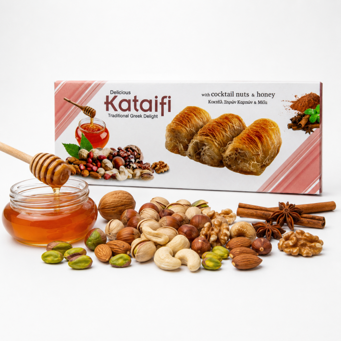 Cataif cu mix de nuci și miere 130 g | Dor de Grecia [3]