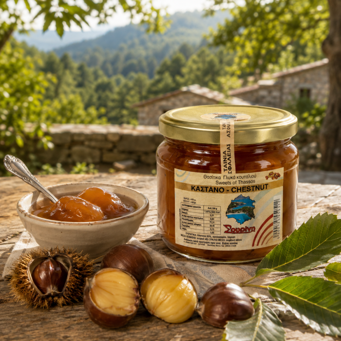 Dulceață de castane Sourini 480 g – Grecia | Dor de Grecia [4]
