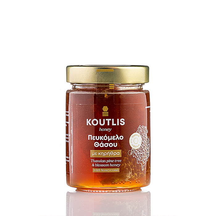Miere de pin cu fagure Koutlis 450 g – miere grecească | Dor de Grecia [6]