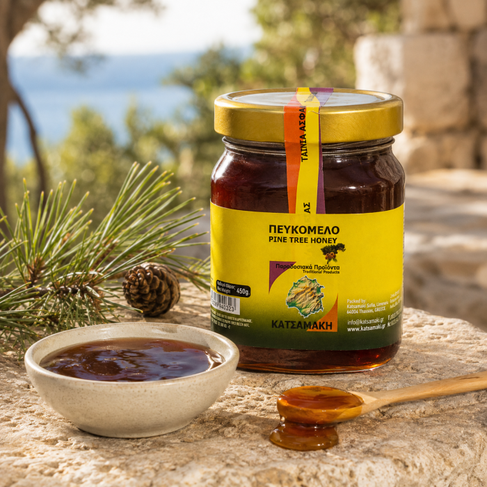 Miere de pin Katsamaki 450 g – miere grecească | Dor de Grecia [3]