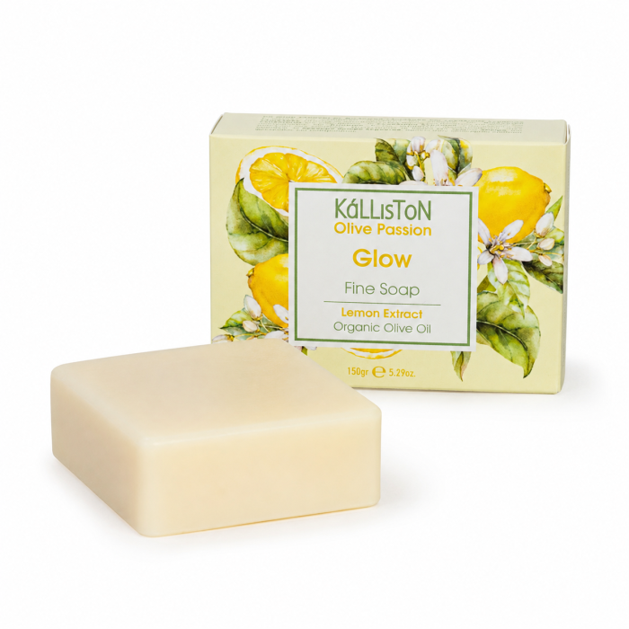 Săpun cu ulei de măsline și extract de lămâie Kalliston 150 g | Dor de Grecia [3]