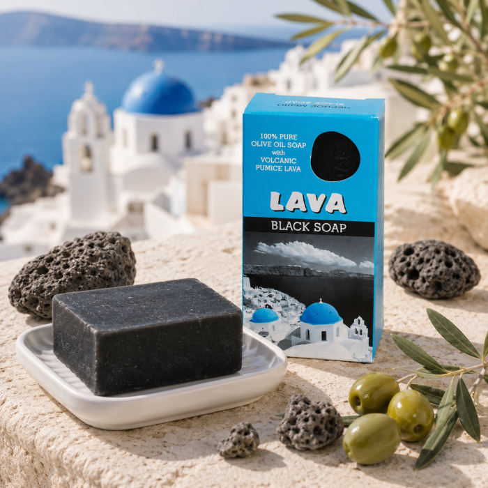 Săpun din lavă vulcanică și ulei de măsline 100 g | Dor de Grecia [4]