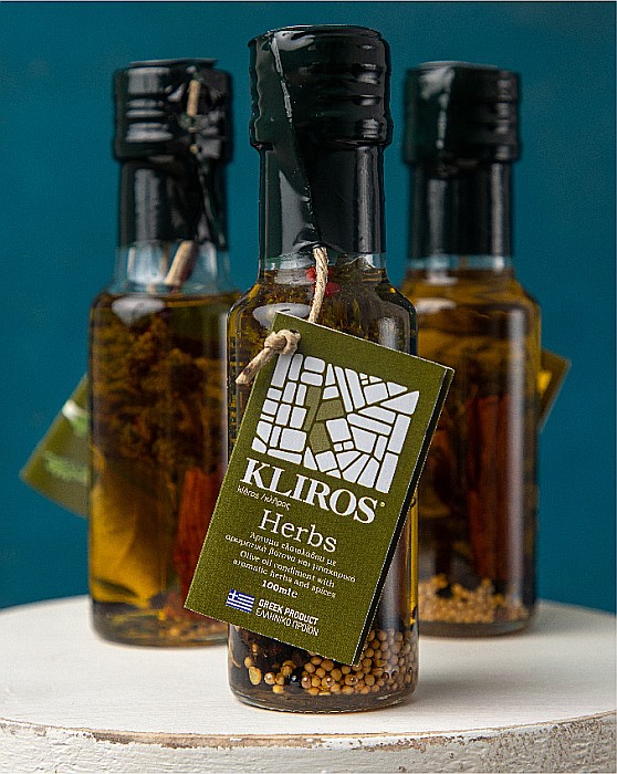 Ulei de măsline cu ierburi și condimente, Kliros, 100 ml [2]