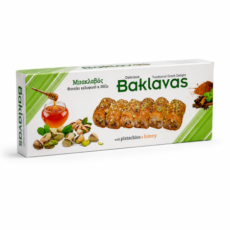Baclava cu fistic și miere 130 g | Dor de Grecia [1]