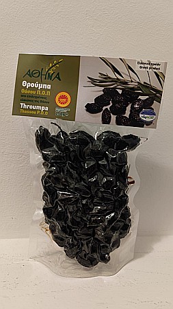 Măsline - Măsline negre, în vid, Athina, 250 g