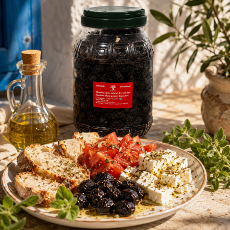 Măsline uscate cu sare de mare Sotirelis 2 kg – Thassos | Dor de Grecia [4]
