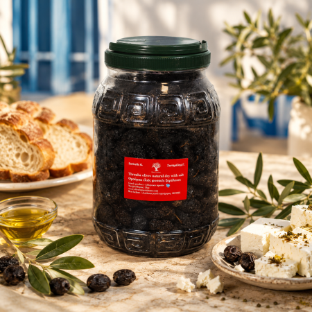 Măsline uscate cu sare de mare Sotirelis 2 kg – Thassos | Dor de Grecia [3]