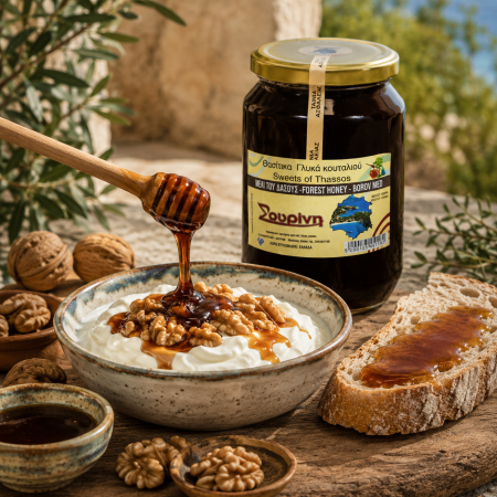 Miere din flori de pădure Sourini 950 g – miere grecească | Dor de Grecia [4]