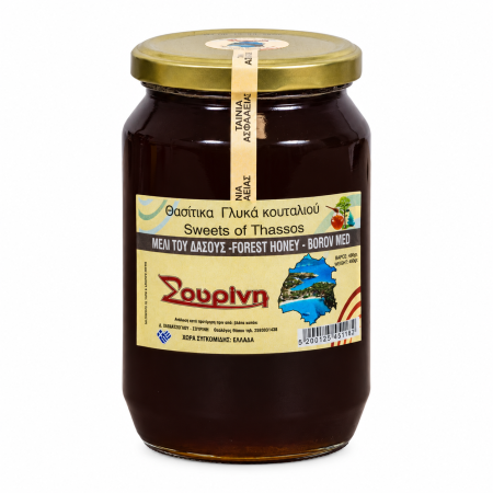 Miere de albine - Miere din flori de pădure Sourini 950 g – miere grecească | Dor de Grecia