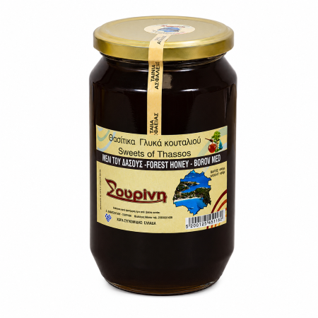 Miere din flori de pădure Sourini 950 g – miere grecească | Dor de Grecia [1]