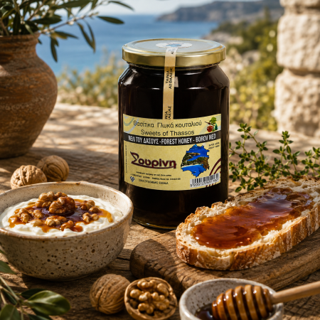 Miere din flori de pădure Sourini 950 g – miere grecească | Dor de Grecia [3]