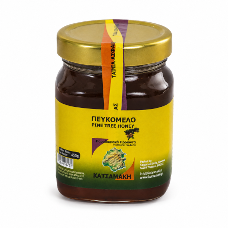 Miere de pin Katsamaki 450 g – miere grecească | Dor de Grecia [1]