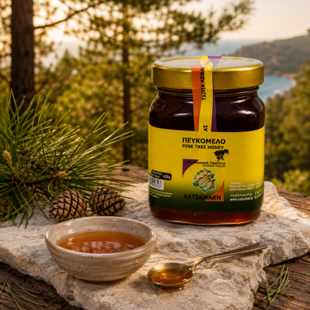 Miere de pin Katsamaki 450 g – miere grecească | Dor de Grecia [4]