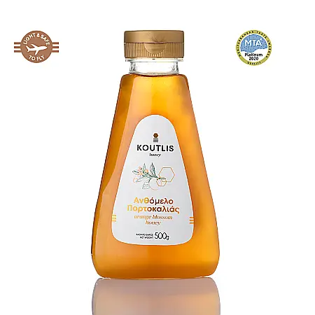 Miere de albine - Miere de portocale, Koutlis, flacon din plastic 500 g