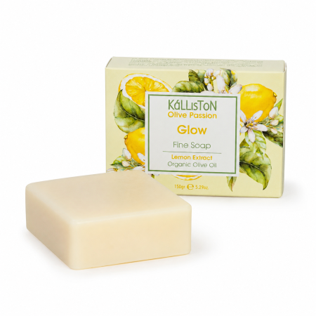 Săpun cu ulei de măsline și extract de lămâie Kalliston 150 g | Dor de Grecia [2]