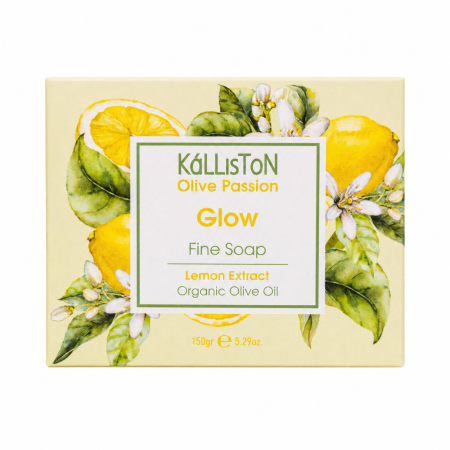 Cosmetice - Săpun cu ulei de măsline și extract de lămâie Kalliston 150 g | Dor de Grecia