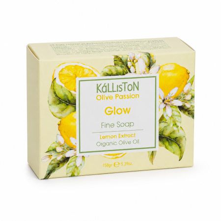 Săpun cu ulei de măsline și extract de lămâie Kalliston 150 g | Dor de Grecia [1]