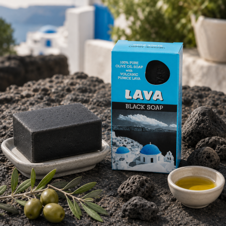 Săpun din lavă vulcanică și ulei de măsline 100 g | Dor de Grecia [4]