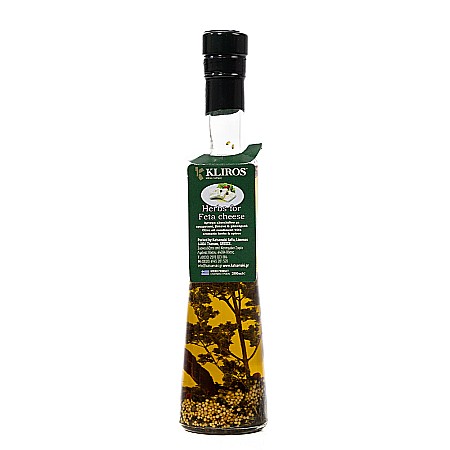 Ulei de măsline - Ulei de măsline cu ierburi pentru brânză feta, Kliros, 200 ml