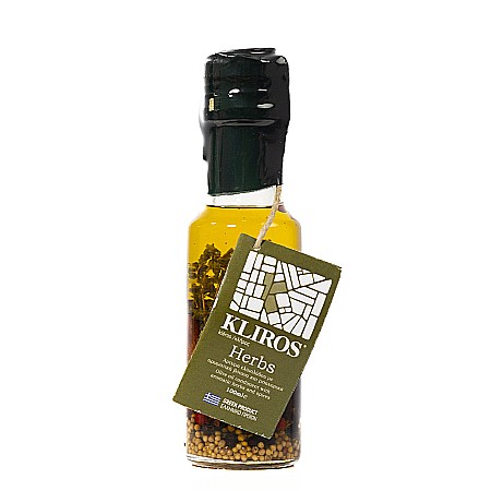 Ulei de măsline - Ulei de măsline cu ierburi și condimente, Kliros, 100 ml