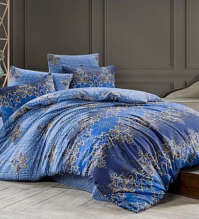 Lenjerii de pat bumbac ranforce - Lenjerie de pat dublu din bumbac ranforce Begenal Lucifer