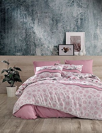 1+ 1 Gratis PROMO Lenjerii pat dublu - 1 plus 1 PROMO lenjerie de pat dublu classic  Begenal Deer Merry