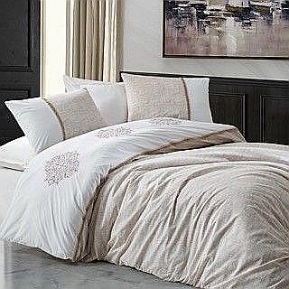 Lenjerii de pat bumbac ranforce - Lenjerie de pat King bumbac 100% Ranforce Cotton Box ,Carel Brown